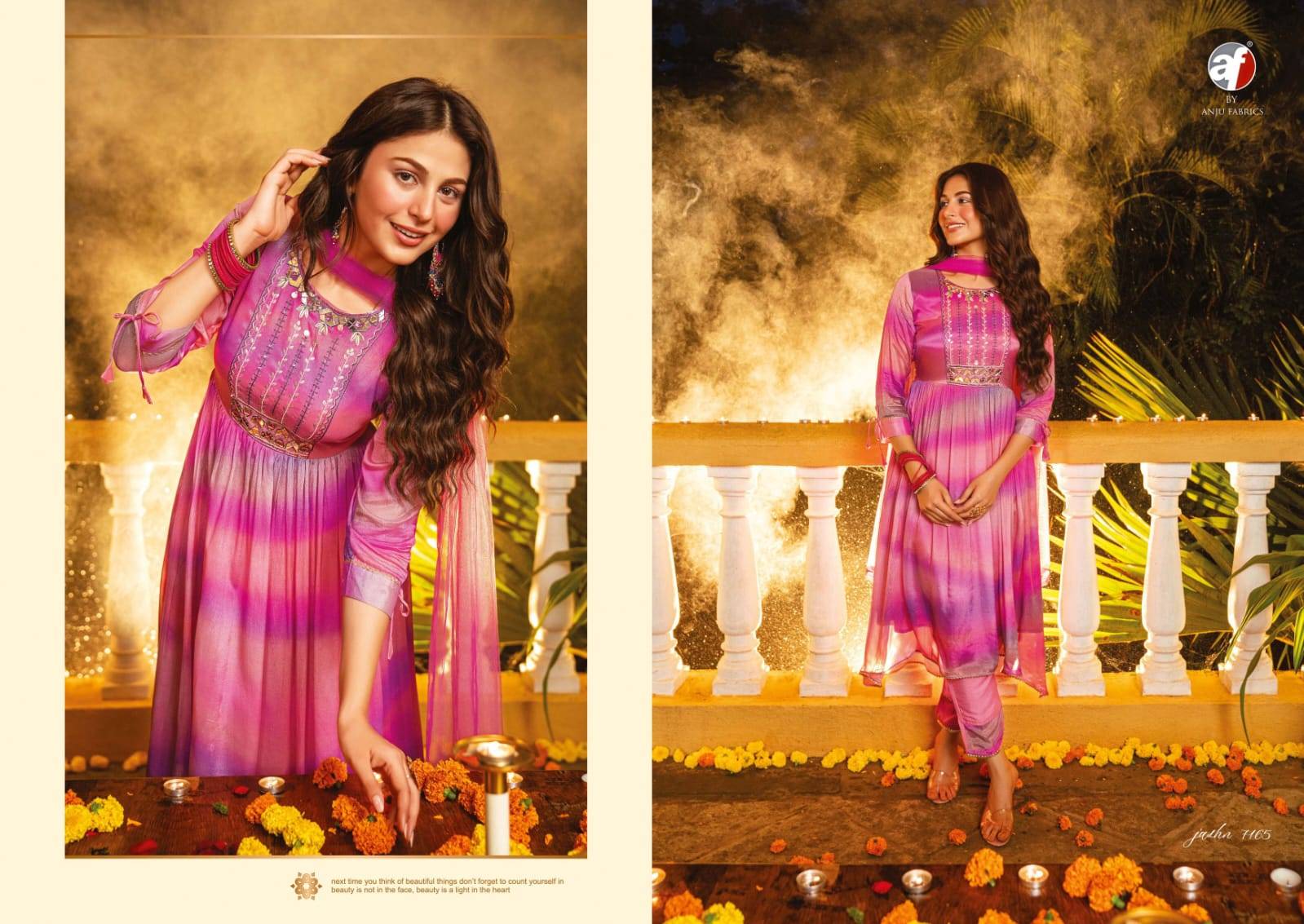 Jashn  by Anju fabrics 1161 TO 1166 SERIES 